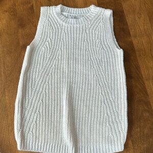 Loft sweater tank, cream